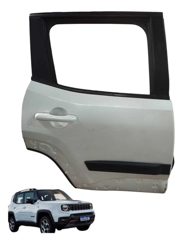 Porta Traseira Direita C/maçaneta Jeep Renegade 2016 A 2025 Traseira Direita Branco