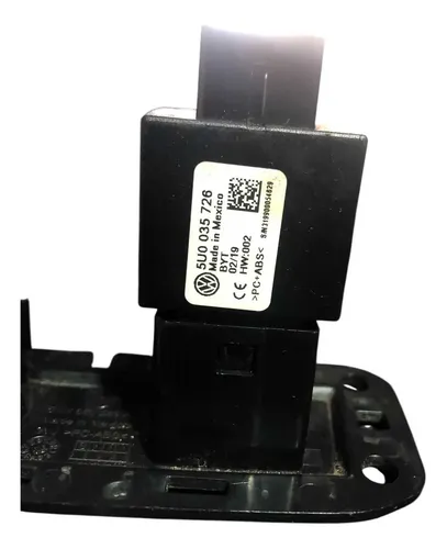 Acendedor Tomada 12v Entrada Usb Saveiro Gol Voyage 10--15 Preto - Imagem 2