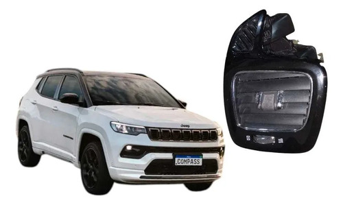 Difusor Ar Esquerdo Preto Jeep Compass 2016 A 2022