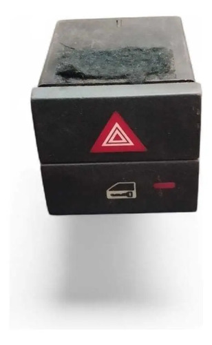 Comando Interruptor Alerta Chevrolet Vectra 06/11 Original P Preto - Imagem 2
