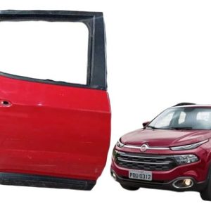Porta Traseira Direita Fiat Toro 2016/2025 (amassados) Vermelho