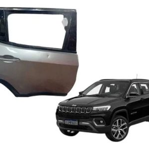 Porta Traseira Direita C/maçaneta Jeep Compass 2016/25 Traseira Direita Cinza
