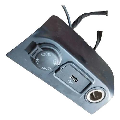Tomada 12v Acendedor Cigarro Jac T50 2017 2021 V489 Preto Preto - Imagem 2
