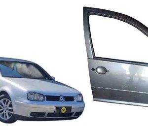 Porta Dianteira Direita Vw Golf 2000/13 Dianteira Direita Cinza Elefante
