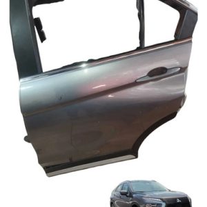 Porta Traseira Esquerda C/moldura Eclipse Cross 2018 2025 Traseira Esquerda Cinza-escuro