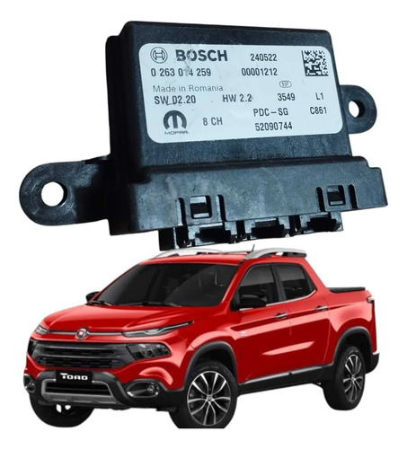 Módulo Sensor Estacionamento Fiat Toro 15/23 - 0263014259 Pr