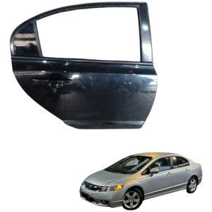 Pota Traseira Direita C/maçaneta New  Civic 2007/10 Traseira Direita Azul