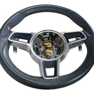 Volante De Direção Porsche Cayman 718 2015/2022 Preto