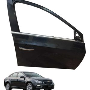 Porta Dianteira Direita Com Maçaneta Cruze 2012 A 2016 Dianteira Direito Preto
