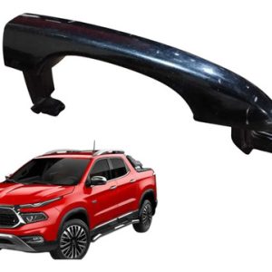 Maçaneta Externa Fiat Toro Porta Passageiro Ou Traseiras Preto Dianteira