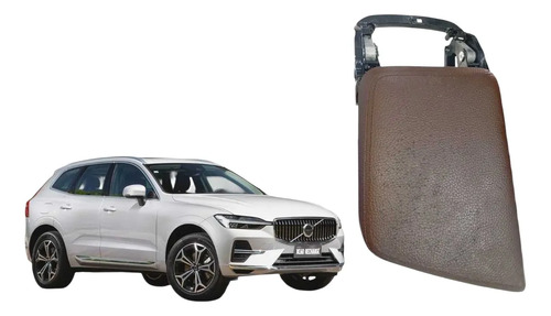 Apoio Braço Console Central Volvo Xc60 2022 T8 2.0 Marrom-escuro