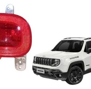 Olho De Gato Lanterna Esquerda Jeep Renegade 2018 2021 Vermelho