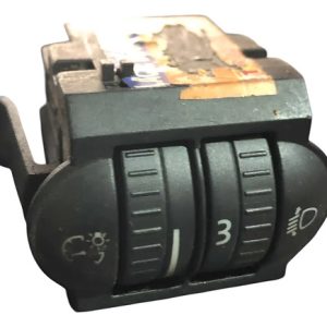 Botão Regulagem Iluminação E Altura Faróis - Jetta - Vw Preto