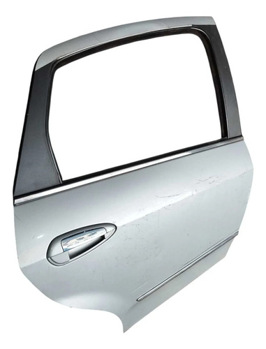 Porta Traseira Direira C/maçaneta Fiat Linea 2010 A 2015 Traseira Direito Cinza-escuro - Imagem 3