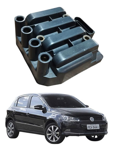 Bobina De Ignição Vw Gol Voyage Fox 1.0 8v G5 G6 6 Pinos