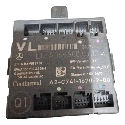 Módulo Conforto Gla 200 Mercedes 1.6 2015 A2c7411670200 - Imagem 2