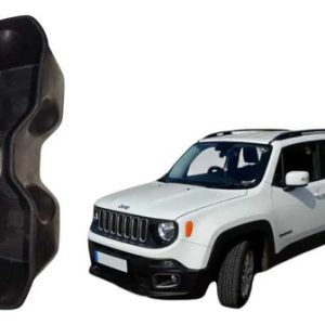 Borracha Porta Copos Console Jeep Renegade 2018 A 2023 Preto