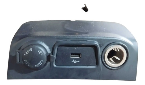 Tomada 12v Acendedor Cigarro Jac T50 2017 2021 V489 Preto Preto
