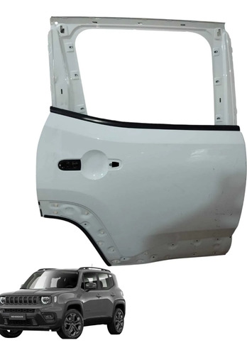 Porta Traseira Direita Jeep Renegade 2016 À 2025 Traseira Direita Branco