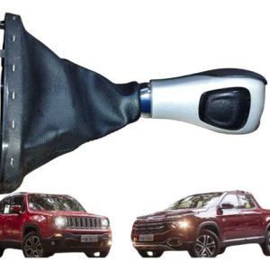 Manopla Câmbio Automático Fiat Toro/ Renegade 2016 Até 2021 Preto