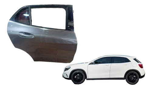 Porta Traseira Direita Gla 200 250 2014/2018 Traseira Cinza