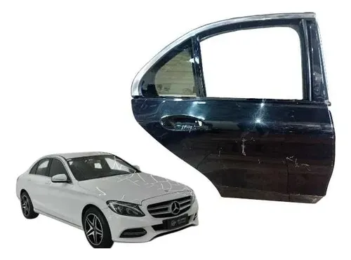 Porta Traseira Direita C180 2015/2018 Traseira Direita Preto