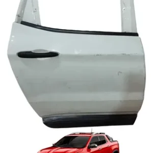 Porta Traseira Direita Maçaneta E Moldura Fiat Toro 16/25 Traseira Direita Branco