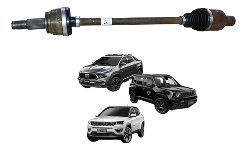 Semi Eixo Traseiro Direito Fiat Toro Renegade Compass 2016