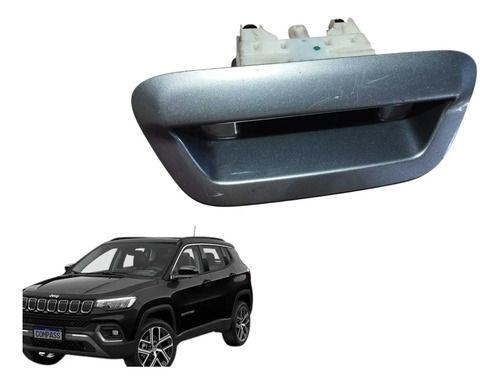 Tampa Maçaneta Porta Malas Jeep Grand Cherokee Preto Carbon