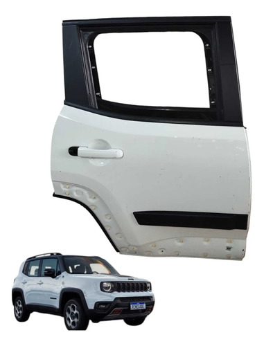 Porta Traseira Direita Jeep Renegade 2016 A 2025 Traseira Direita Branco