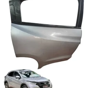 Porta Traseira Direita Hrv C/maçaneta  2016/ 2021 Traseira Direita Prateado