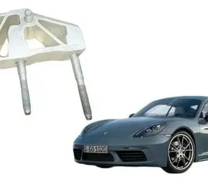 Suporte Lateral Painel Tabelier Porsche 718 Cayman 2018 2023 Prateado
