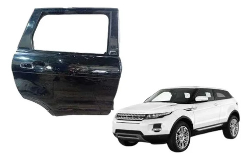 Porta Traseira Direita Evoque 2011/2017 Traseira Direita Preto