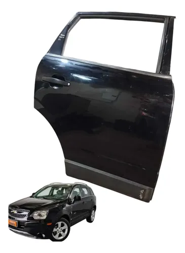 Porta Traseira Direita Chevrolet Captiva 2010/2015 Traseira Direita Preto