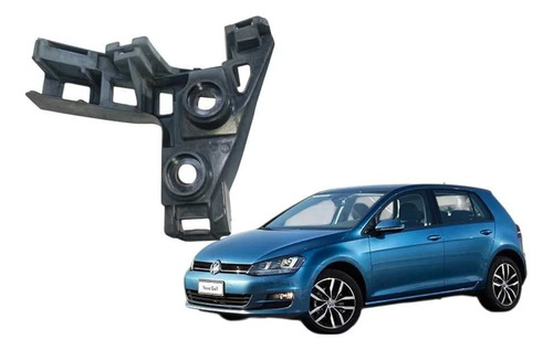 Guia Parachoque Trasiero Vw Golf 2015 Em Diante Original