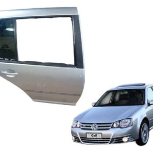 Porta Traseira Direita Golf 2008/2013 Traseira Direita Prateado