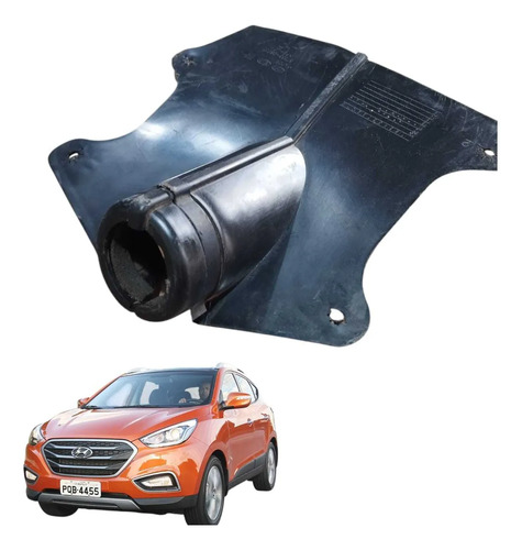 Acabamento Coluna Caixa Direção Hyundai Ix35 2013 2014 2015