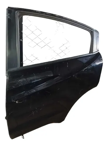 Porta Traseira Esquerda Honda Hr-v C/maçaneta 2015/2019 Traseira Esquerda Preto - Imagem 3