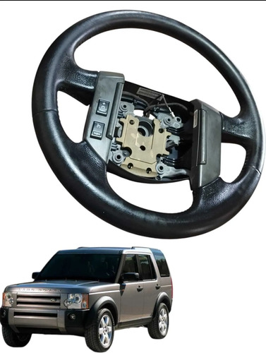 Volante Direçao Land Rover Discovery 3 06/08 Pv85001010 Preto