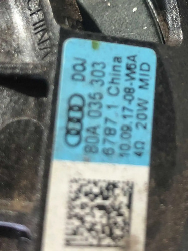 Alto-falante L/esquerdo Audi Q5 218 A 22 80a035303 - Imagem 3