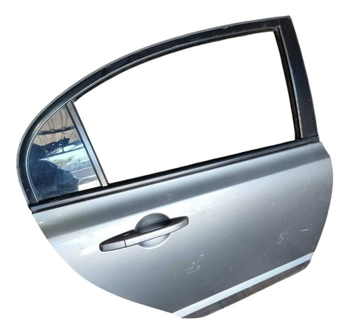 Porta Traseira Direita C/maçaneta New Civic 2006 2010 Traseira Direita Cinza-escuro - Imagem 2