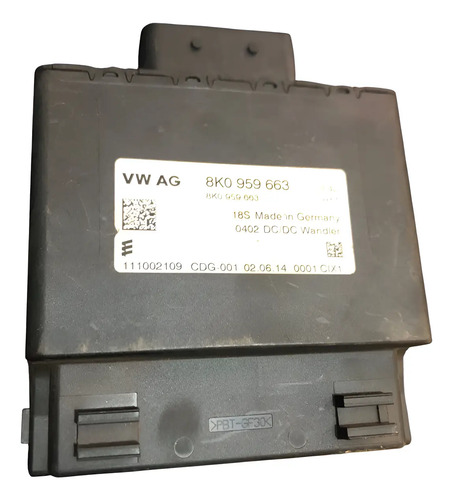 Modulo Estabilizador Voltagem Audi Q3 2015 8k0959663 Preto