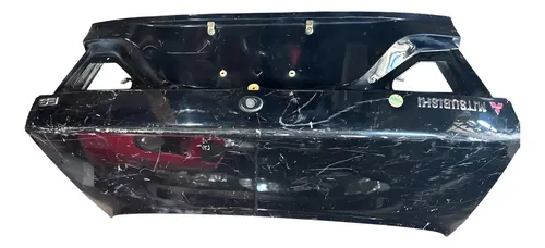 Tampa Traseira Porta Mala Mitsubishi Lancer 2015 Original Preta