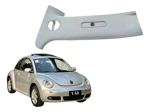 Acabamento Coluna Cinto Lado Direito New Beetle 2007/2010 Branco