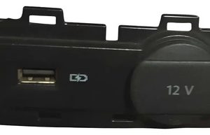 Acendedor Tomada 12v Entrada Usb Saveiro Gol Voyage 10--15 Preto