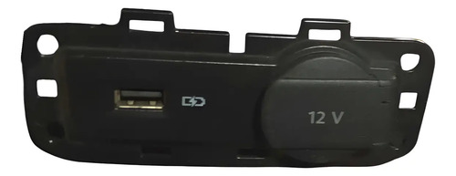 Acendedor Tomada 12v Entrada Usb Saveiro Gol Voyage 10--15 Preto