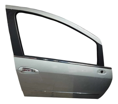 Porta Dianteira Direita C/maça Fiat Punto / Linea 2009/2016 Dianteira Direita Prateado - Imagem 2