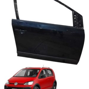 Porta Dianteira Direita Com Maçaneta Volkswagen Up 2016/2022 Dianteira Direita Preto