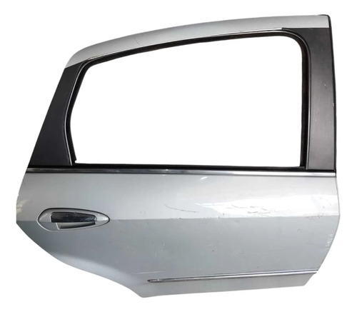 Porta Traseira Direira C/maçaneta Fiat Linea 2010 A 2015 Traseira Direito Cinza-escuro - Imagem 2