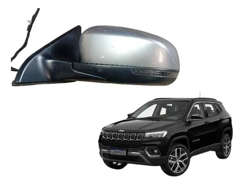 Retrovisor Esquerdo Jeep Compass 2017/2023 8fiios